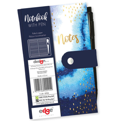 Notebook and pen