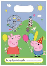 Peppa Pig Party Loot Bags