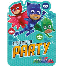 PJ Masks Invitations