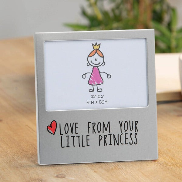 Silver Photo frame Princess