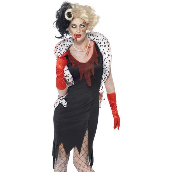 Zombie Evil Madame Costume, Black