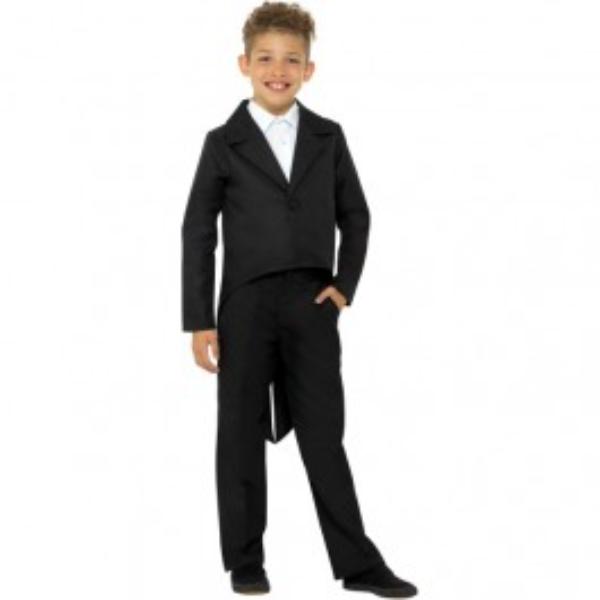 Tailcoat Black Unisex Costume 4-6 years