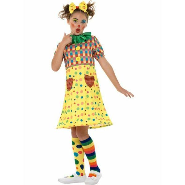 Girls Clown Costume