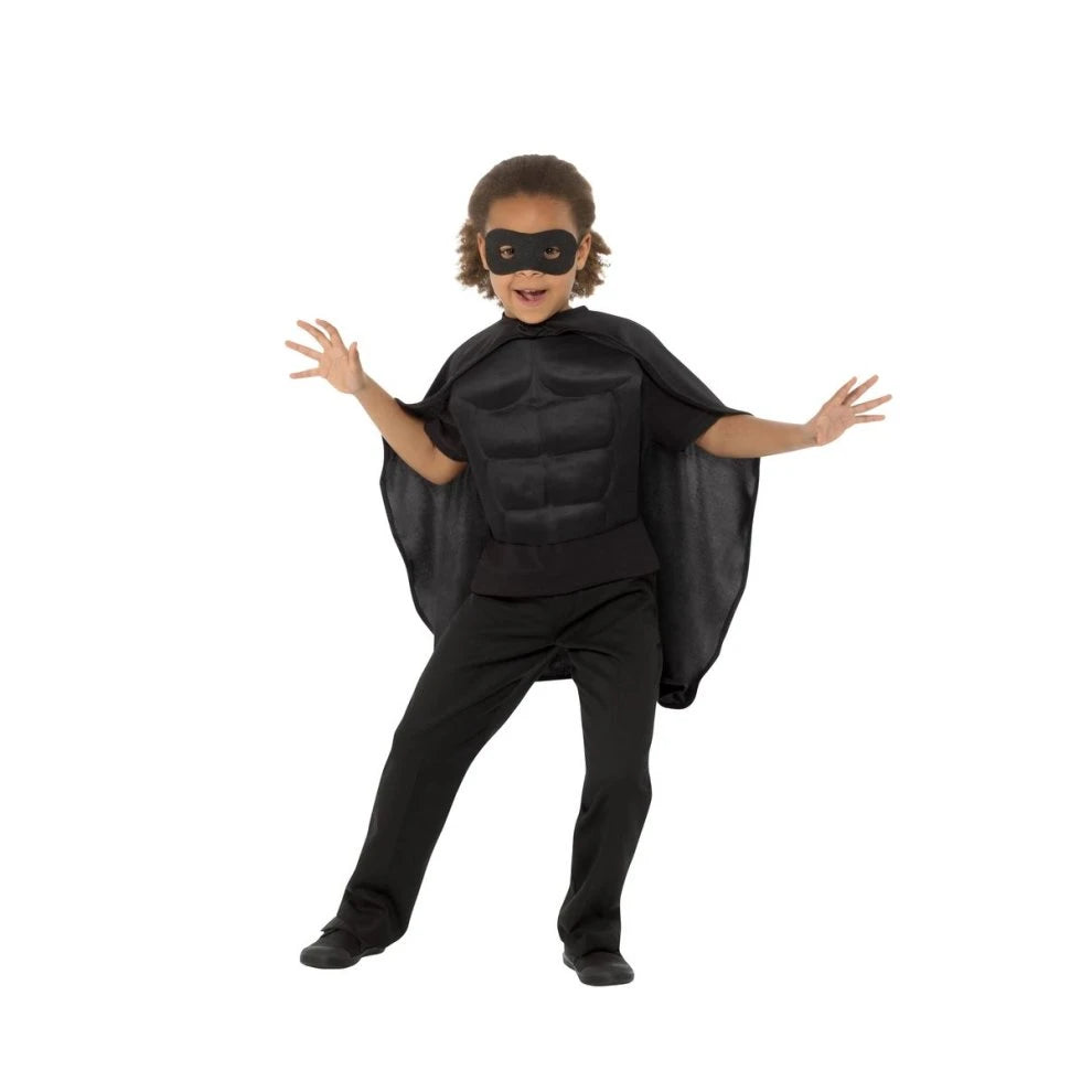 Kids Superhero Kit Black - 8-12y