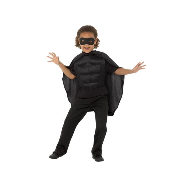 Kids Superhero Kit Black - 8-12y
