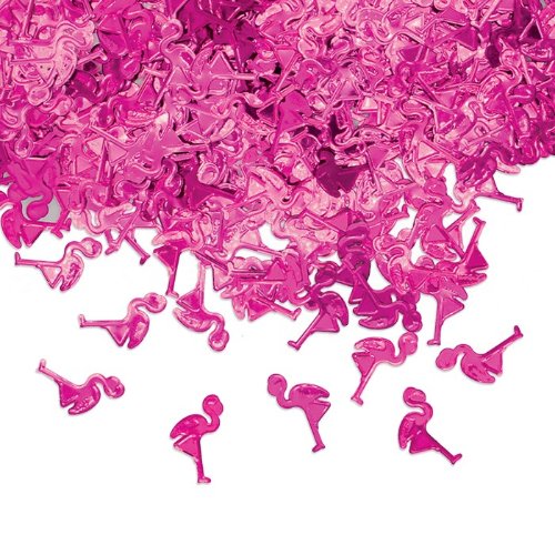 Confetti in plastic Flamingo Party