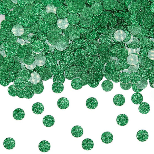Confetti Plastic diameter Verde Glitter