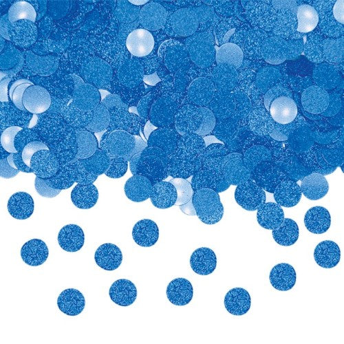 Confetti, Plastic Blue Glitter