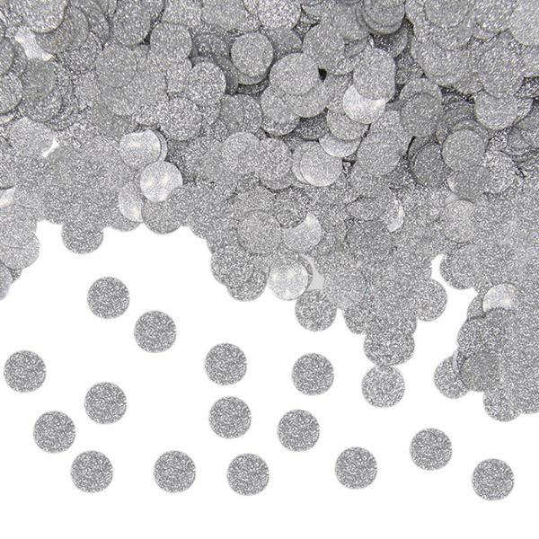 Confetti Plastic Silver Glitter