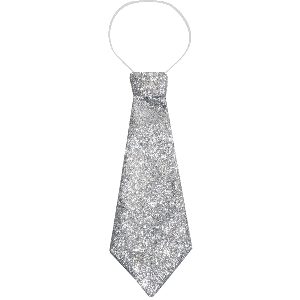 Silver sequin Tie