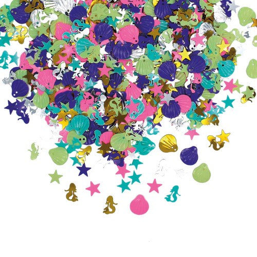 Confetti in plastic Mermaid