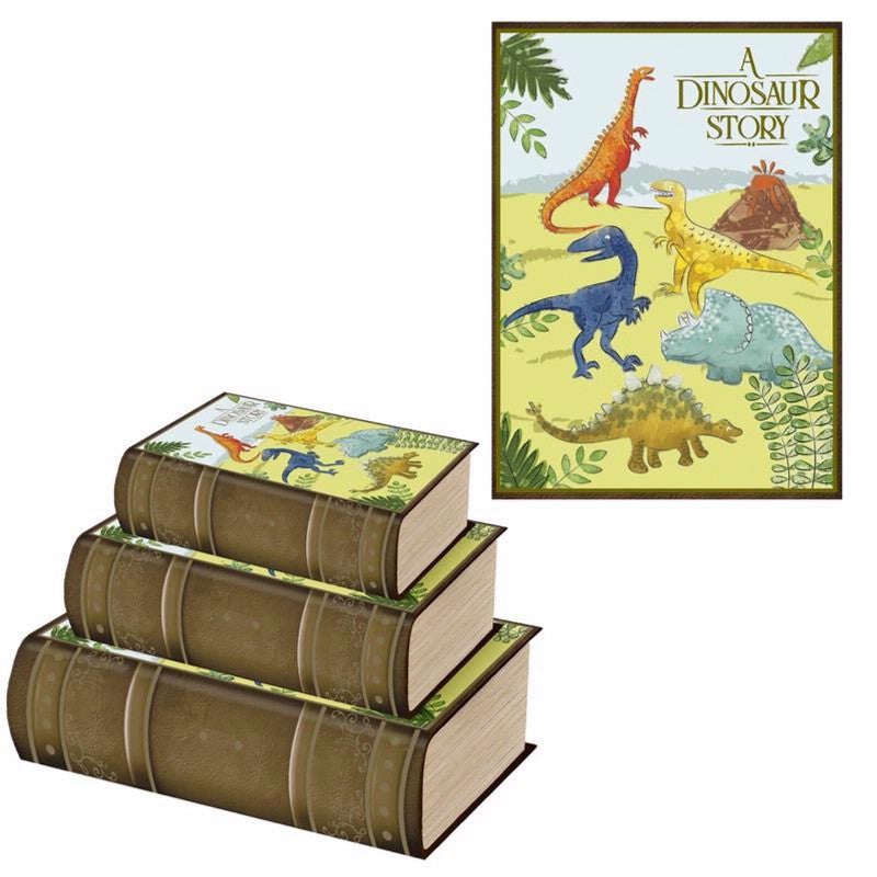 Dino book box