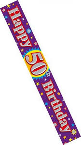 Banner 50th Birthday