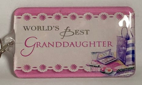 Key Chain World's Best Granddaughter