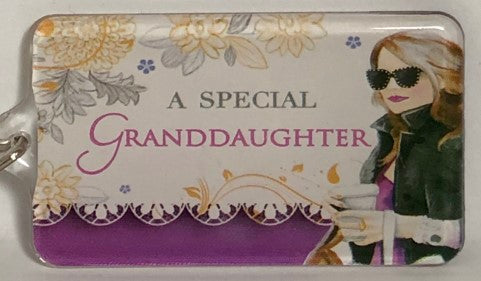 Key Chain A Special Granddaughter