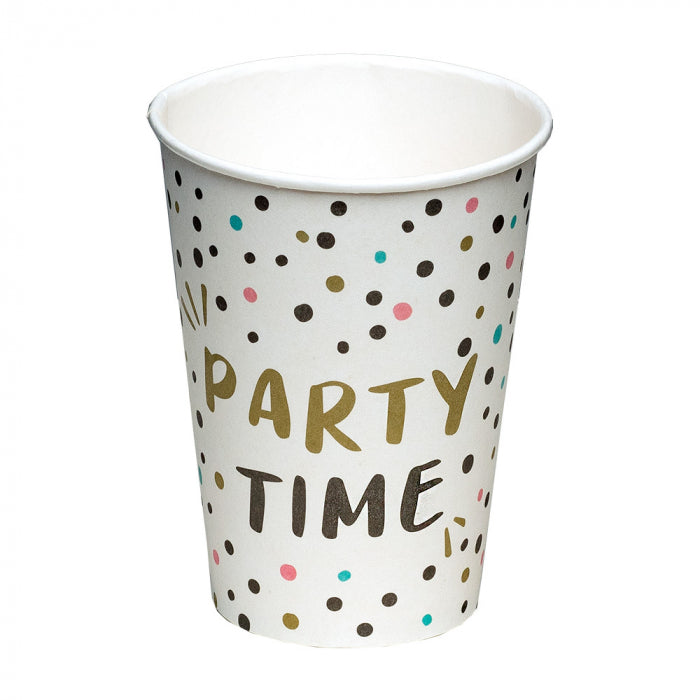 Paper cups 'Party Time'