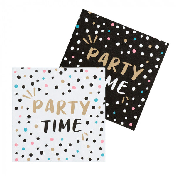 Paper napkins 'Party Time'