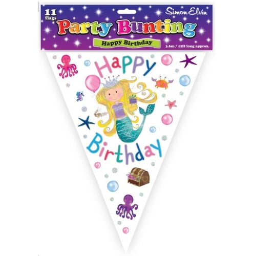 Bunting Happy Birthday Mermaid