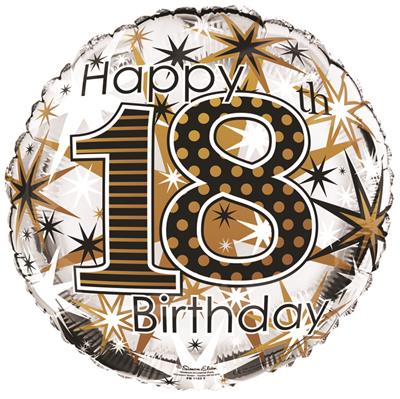 Balloon Happy Birthday 18th