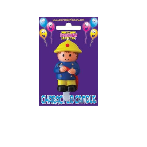 Fireman 3D candle