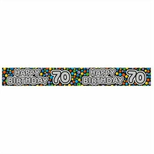 Banner 70th Birthday