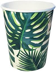 Palm Party Cups x 8