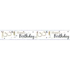Banner Happy 100th Birthday