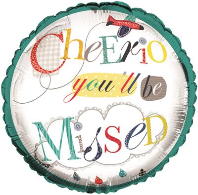 Balloon Cheerio You'll be Missed