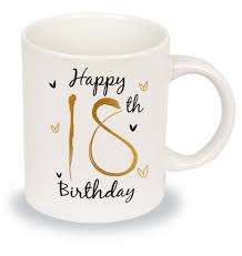 Happy 18th birthday mug