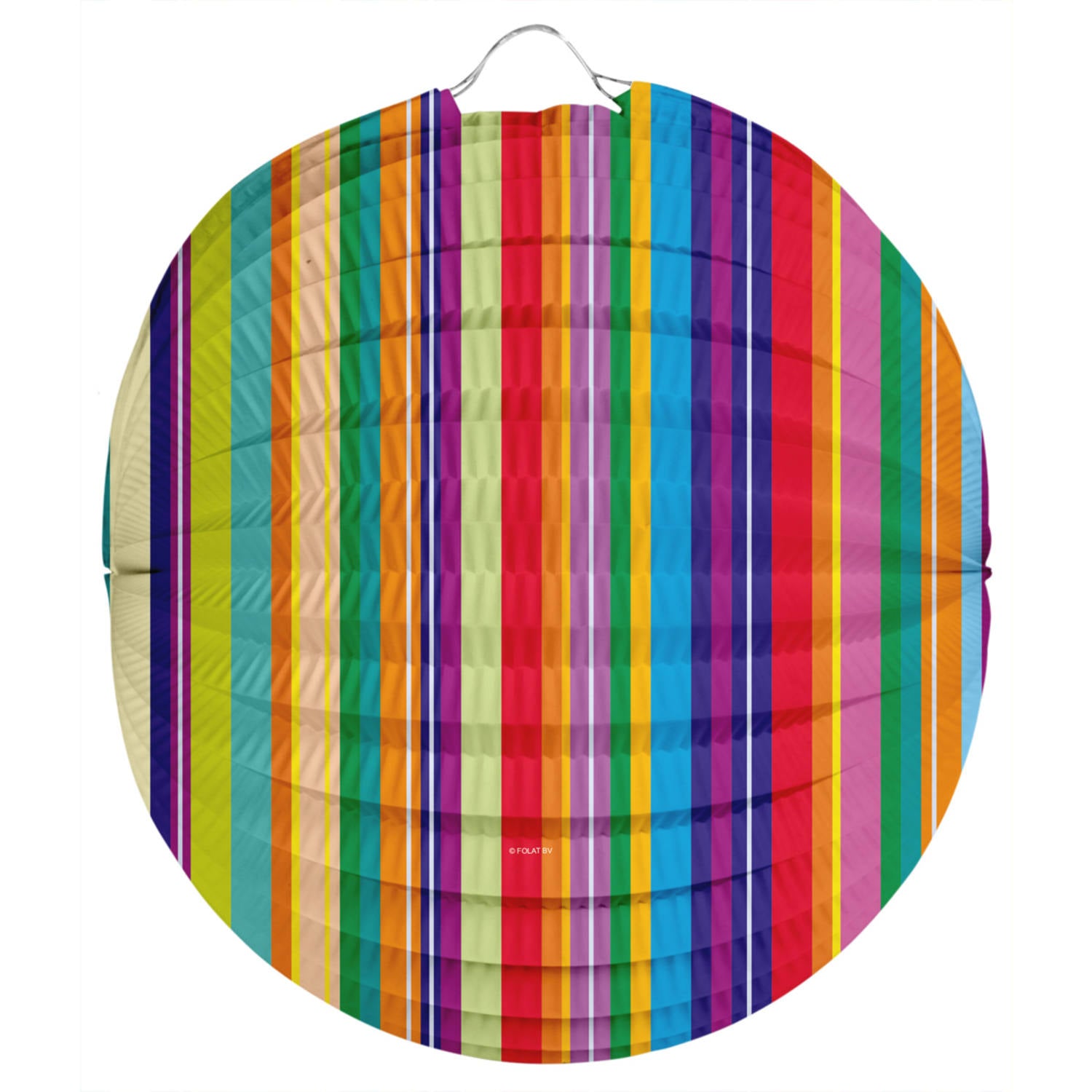 Round Lantern Stripes - 22 cm