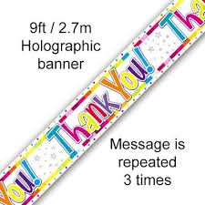 Banner Bright Thank You