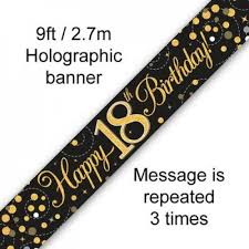 Banner 18th Birthday