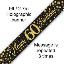 Banner 60th Birthday