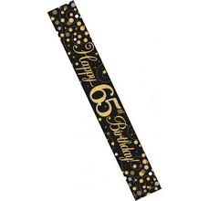 Banner 65th Birthday
