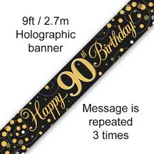Banner 90th Birthday