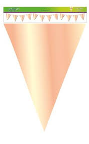 Rose Gold Giant bunting 10m