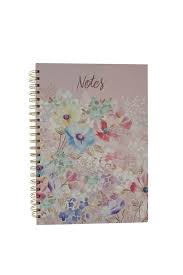 Filigree Leaves - A4 Notebook