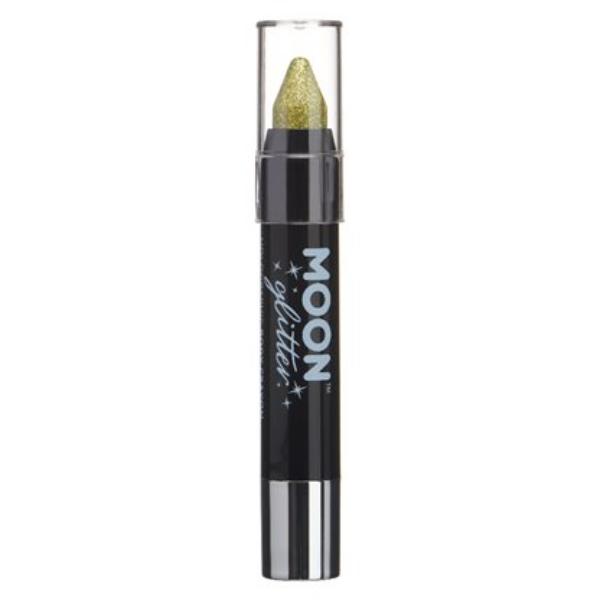 Face and Body Crayon Holographic Glitter Gold