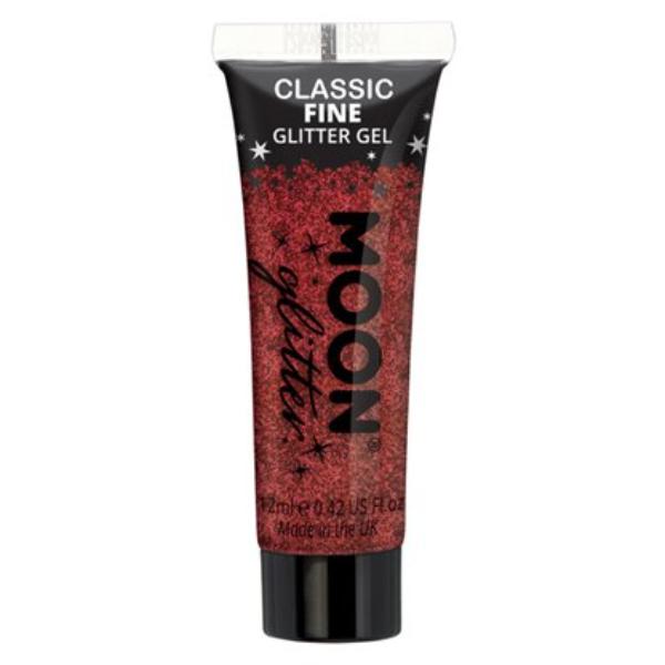 Fine Glitter Gel Red