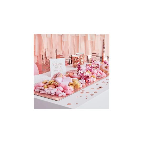 Rose Gold Table Kit With Confetti and Napkins