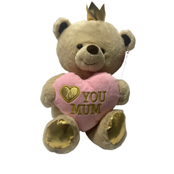 Teddy bear pink love Mum