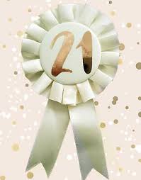 Rose Gold Badge - 21st Birthday