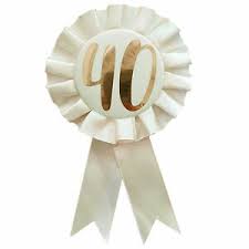 Rose Gold Badge - 40th Birthday