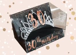 Rose Gold 30th Birthday Tiara