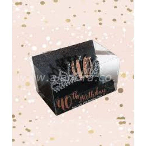 Rose Gold 40th Birthday Tiara
