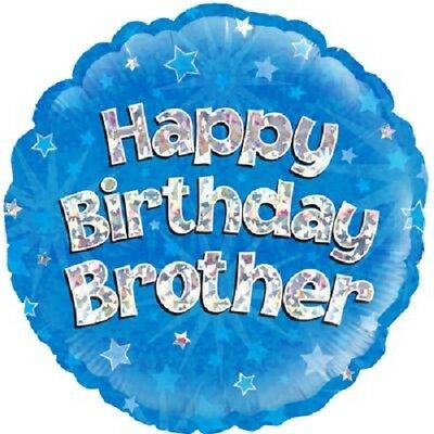 Balloon-Birthday Brother Holographic
