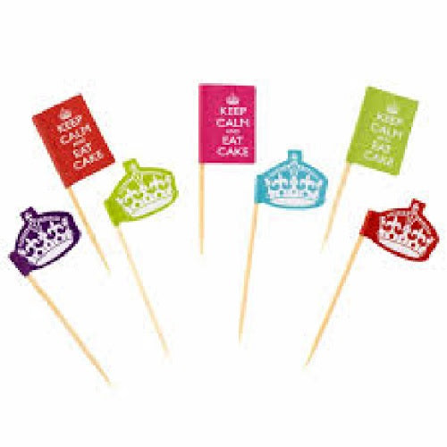 Keep Calm and Eat Cake picks