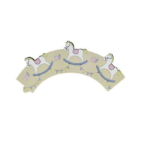 Ginger Ray Cupcake wraps toy horse