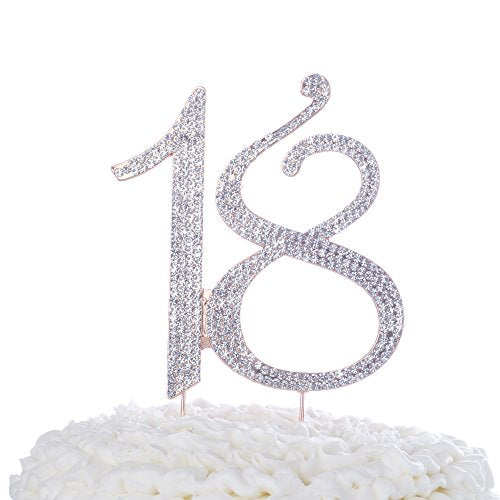 Diamante Cake Topper 18th