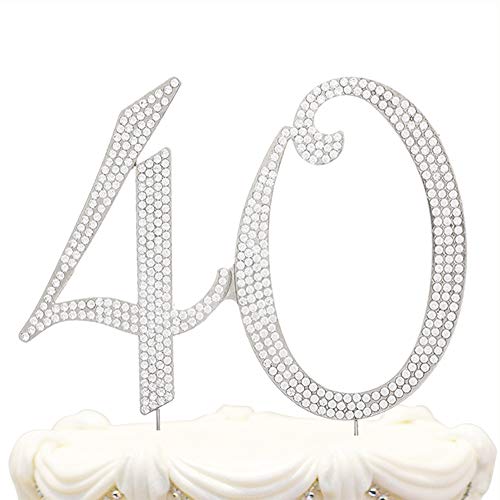 Diamante Cake Topper 40th